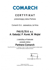 Certyfikat_potwierdzenie_statusu_Partnera ELTE Optima-1