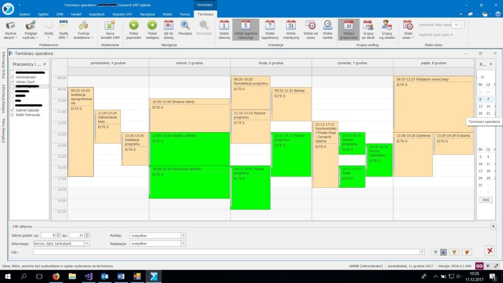 Synchronizator CRM Optima Google Kalendarz Integracja Google Kalendarz - Comarch ERP Optima